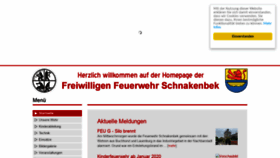 What Feuerwehr-schnakenbek.de website looked like in 2019 (4 years ago)