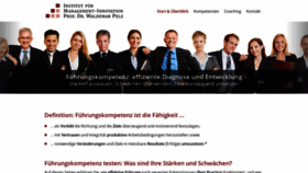 What Fuehrungskompetenzen.com website looked like in 2019 (4 years ago)