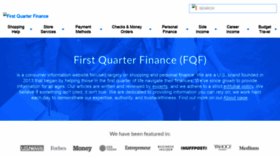 What Firstquarterfinance.com website looked like in 2019 (4 years ago)