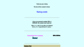 What Funcy.com website looked like in 2019 (4 years ago)