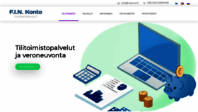 What Finkonto.fi website looked like in 2019 (4 years ago)