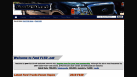 What Fordf150.net website looked like in 2019 (6 years ago)