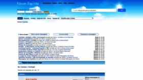 What Forumespirita.net website looked like in 2019 (4 years ago)