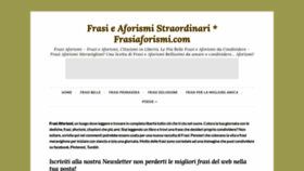 What Frasiaforismi.com website looked like in 2019 (5 years ago)