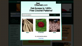 What Free-crochet.com website looked like in 2019 (4 years ago)