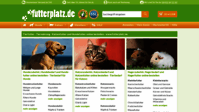 What Futterplatz.de website looked like in 2019 (4 years ago)