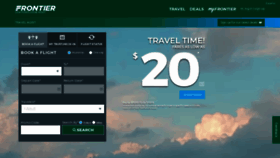 What Flyfrontier.com website looked like in 2019 (4 years ago)