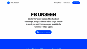 What Fbunseen.com website looked like in 2019 (4 years ago)