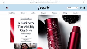 What Fresh.com website looked like in 2019 (4 years ago)