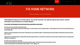 What Fixhomenetwork.com website looked like in 2019 (4 years ago)