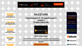What Faucet.win website looked like in 2019 (4 years ago)