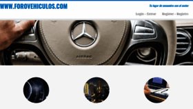 What Forovehiculos.com website looked like in 2019 (4 years ago)