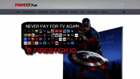 What Firestick.io website looked like in 2019 (4 years ago)