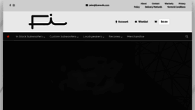 What Ficaraudio.com website looked like in 2019 (4 years ago)