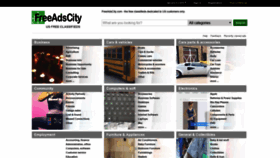 What Freeadscity.com website looked like in 2019 (4 years ago)