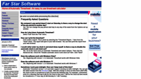 What Farstarsoftware.com website looked like in 2019 (4 years ago)