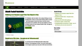 What Fussball-kurve.de website looked like in 2019 (4 years ago)
