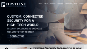 What Firstlinesecurity.com website looked like in 2019 (4 years ago)