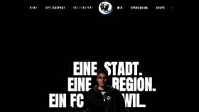 What Fcwil.ch website looked like in 2019 (4 years ago)