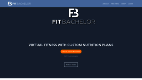 What Fitbachelor.com website looked like in 2019 (4 years ago)
