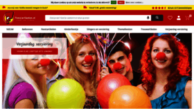 What Feestartikelen.nl website looked like in 2019 (6 years ago)