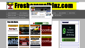 What Fresherswalkinz.com website looked like in 2019 (4 years ago)