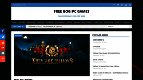 What Freegogpcgames.com website looked like in 2019 (4 years ago)