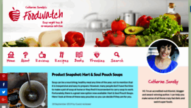 What Foodwatch.com.au website looked like in 2019 (4 years ago)