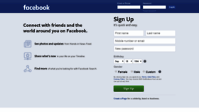 What Facebokk.com website looked like in 2019 (6 years ago)