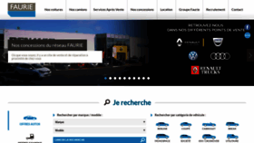 What Faurie-autos.fr website looked like in 2019 (4 years ago)