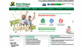 What Firstcitizenstt.com website looked like in 2019 (4 years ago)