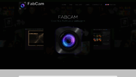 What Fabcam.net website looked like in 2019 (4 years ago)