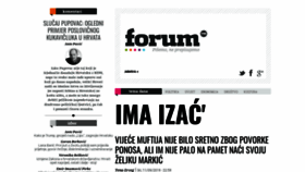 What Forum.tm website looked like in 2019 (6 years ago)