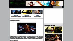 What Freepcgamers.com website looked like in 2019 (4 years ago)