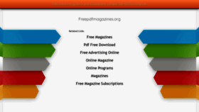 What Freepdfmagazines.org website looked like in 2019 (4 years ago)