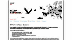 What Fauna-eu.org website looked like in 2019 (4 years ago)