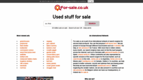 What For-sale.co.uk website looked like in 2019 (4 years ago)