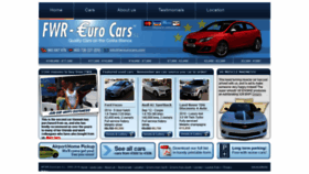 What Fwreurocars.com website looked like in 2019 (4 years ago)
