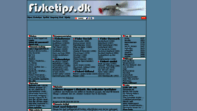 What Fisketips.dk website looked like in 2019 (4 years ago)