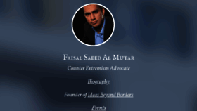 What Faisalalmutar.com website looked like in 2019 (4 years ago)