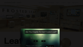 What Frostedleaf.com website looked like in 2019 (4 years ago)