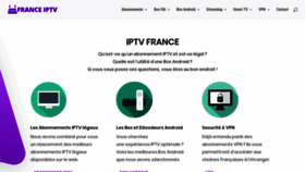 What Franceiptv.fr website looked like in 2019 (4 years ago)