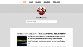 What Fiestamovement.com website looked like in 2019 (4 years ago)