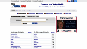 What Fransizcasozluk.net website looked like in 2019 (4 years ago)