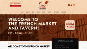 What Frenchmarkettavern.com website looked like in 2019 (4 years ago)