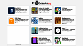 What Freegames.org website looked like in 2019 (4 years ago)