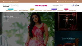 What Fabriclore.com website looked like in 2019 (4 years ago)