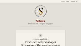 What Freelancewebdesignersingapore.wordpress.co website looked like in 2019 (4 years ago)
