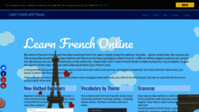 What Frenchspanishonline.com website looked like in 2019 (4 years ago)