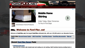 What Fordflex.net website looked like in 2019 (4 years ago)